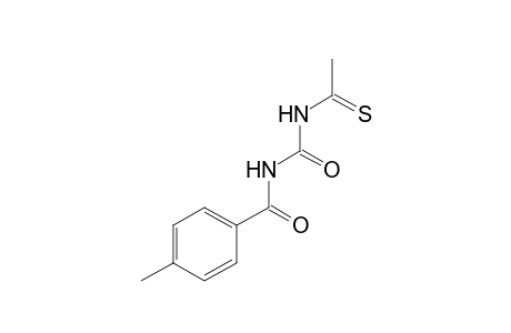 1-(thioacetyl)-3-(p-toluoyl)urea