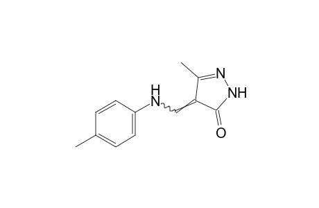 3-methyl-4-[(p-toluidino)methylene]-2-pyrazolin-5-one