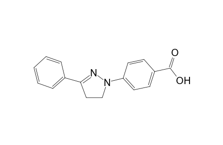 4-(3-Phenyl-4,5-dihydro-1H-pyrazol-1-yl)benzoic acid