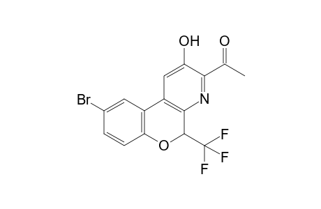 3-Acetyl-9-bromo-2-hydroxy-5-(trifluoromethyl)-5H-chromeno[3,4-b]pyridine