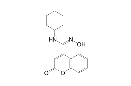 N-(Cyclohexyl)-2-oxo-2H-[1]benzopyran-4-carboxamide oxime