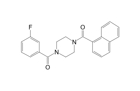 Piperazine, 1-(3-fluorobenzoyl)-4-(1-naphthylcarbonyl)-