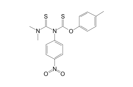 o-(p-Tolyl) 4,4-dimethyl-2-(p-nitrophenyl)-1,3-dithioallophanate