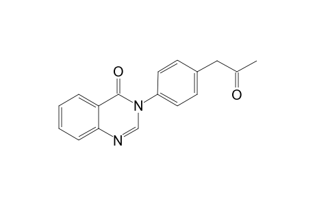 3-(4-(2-oxopropyl)phenyl)quinazolin-4(3H)-one