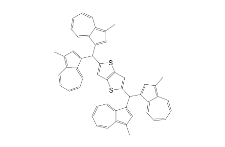 2,5-BIS-[BIS-(3-METHYL-1-AZULENYL)-METHYL]-THIENO-[3,2-B]-THIOPHENE