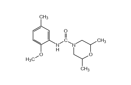 2,5',6-trimethyl-4-morpholinecarbox-o-anisidide