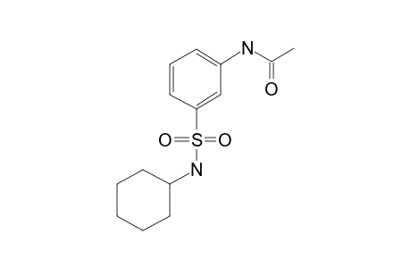 N-Cyclohexyl 3-aminobenzenesulfonamide, N-acetyl-