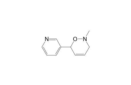 2H-1,2-Oxazine, 3,6-dihydro-2-methyl-6-(3-pyridyl)-