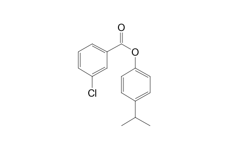 3-Chlorobenzoic acid, 4-isopropylphenyl ester