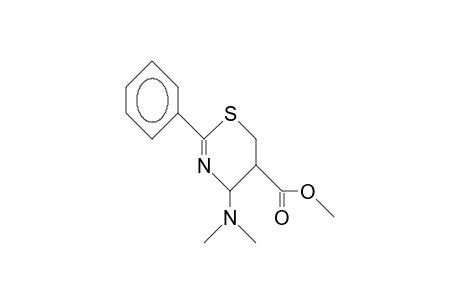 2-Phenyl-4-dimethylamino-5-methoxycarbonyl-4,5-dihydro-6H-1,3-thiazine