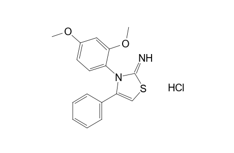 3-(2,4-dimethoxyphenyl)-2-imino-4-phenyl-4-thiazoline, monohydrochloride