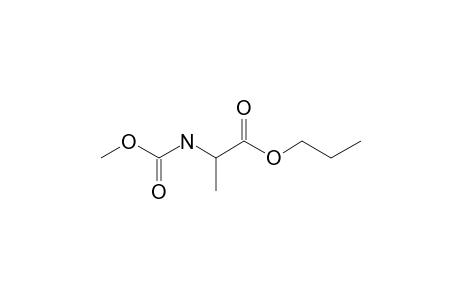 L-Alanine, N-methoxycarbonyl-, propyl ester