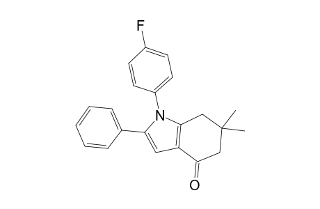 1-(4-Fluorophenyl)-6,6-dimethyl-2-phenyl-1,5,6,7-tetrahydro-4H-indol-4-one