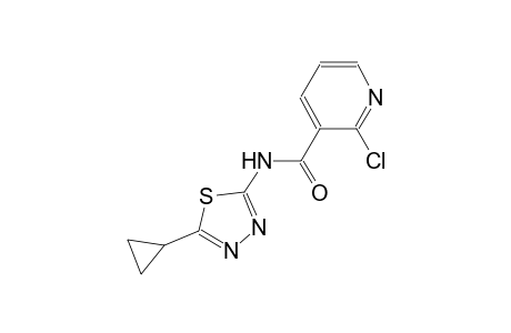 2-chloro-N-(5-cyclopropyl-1,3,4-thiadiazol-2-yl)nicotinamide