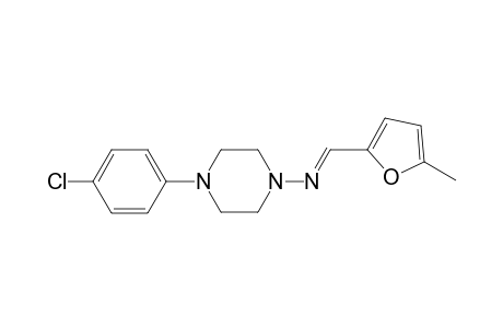 4-(4-chlorophenyl)-N-[(E)-(5-methyl-2-furyl)methylidene]-1-piperazinamine