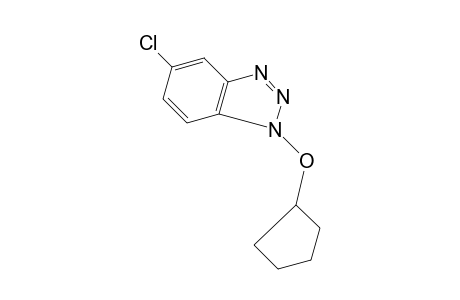 5-chloro-1-(cyclopentyloxy)-1H-benzotriazole