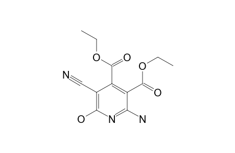 2-amino-5-cyano-6-keto-1H-pyridine-3,4-dicarboxylic acid diethyl ester