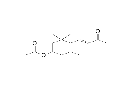 acetic acid [4-[(E)-3-ketobut-1-enyl]-3,5,5-trimethyl-1-cyclohex-3-enyl] ester