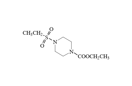 1-PIPERAZINECARBOXYLIC ACID, 4-/ETHYLSULFONYL/-, ETHYL ESTER