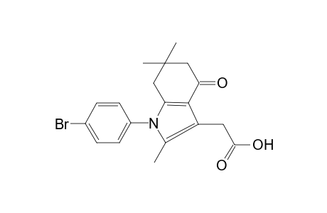 1H-indole-3-acetic acid, 1-(4-bromophenyl)-4,5,6,7-tetrahydro-2,6,6-trimethyl-4-oxo-