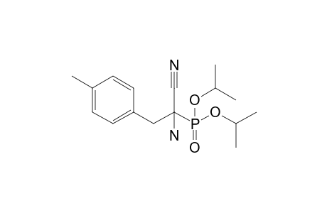 2-Amino-2-di(propan-2-yloxy)phosphoryl-3-(4-methylphenyl)propanenitrile