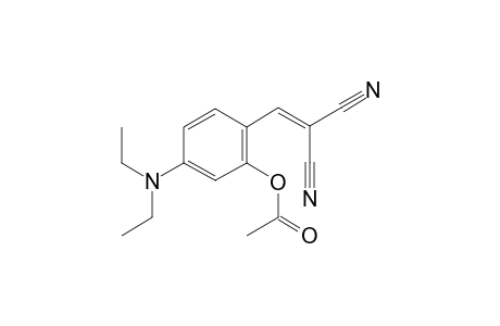 2-(2,2-Dicyanovinyl)-5-(diethylamino)phenyl acetate