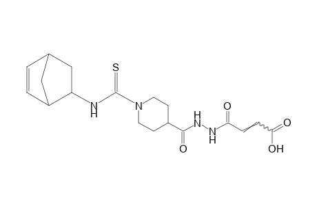 1-(3-CARBOXYACRYLOYL)-2-{1-[(5-NORBORNEN-2-YL)THIOCARBAMOYL]ISONIPECOTOYL]HYDRAZINE