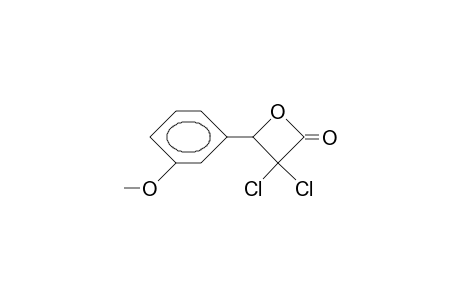 3,3-DICHLORO-4-(m-METHOXYPHENYL)-2-OXETANONE