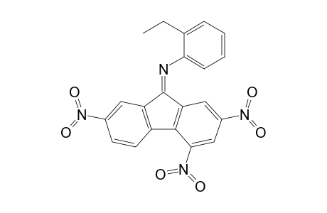 2-Ethyl-N-(2,4,7-trinitrofluorenylidene)aniline