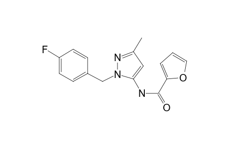 Furan-2-carboxylic acid, [2-(4-fluorobenzyl)-5-methyl-2H-pyrazol-3-yl]amide