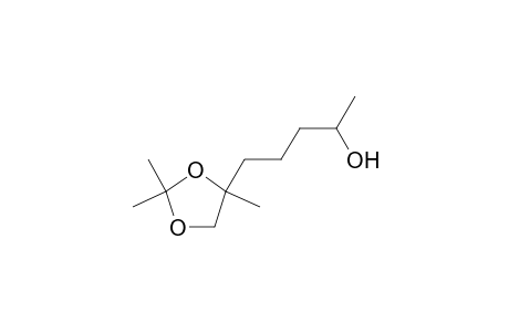 1,3-Dioxolane-4-butanol, .alpha.,2,2,4-tetramethyl-, [R-(R*,R*)]-