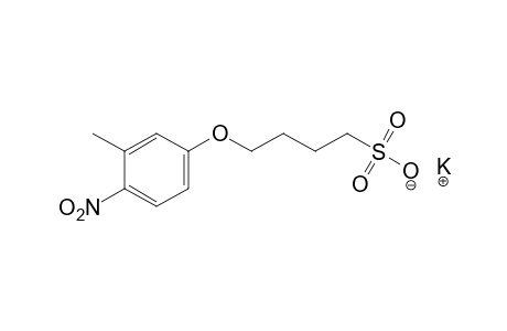 4-[(4-nitro-m-tolyl)oxy]-1-butanesulfonic acid, potassium salt