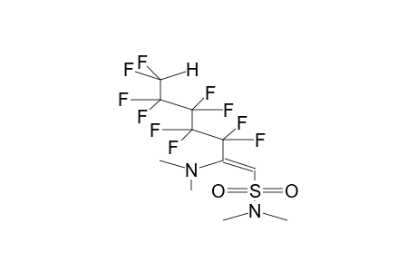 1H,7H-1-DIMETHYLAMINOSULPHONYL-2-DIMETHYLAMINOPOLYFLUOROHEPT-1-ENE