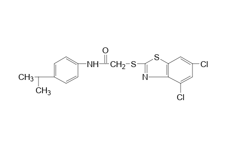 2-[(4,6-dichloro-2-benzothiazolyl)thio]-4'-isopropylacetanilide