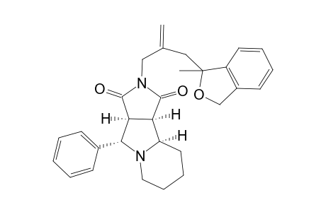 2-[2-(1-Methyl-1,3-dihydro-isobenzofuran-1-ylmethyl)allyl]-8-phenyl-1,2,3,3a.alpha.,4.beta.,6,7,8,9,9a.alpha.,9b.alpha.-decahydro-1H-pyrrolo[3,4-a]pyrrolizine-1,3-dione