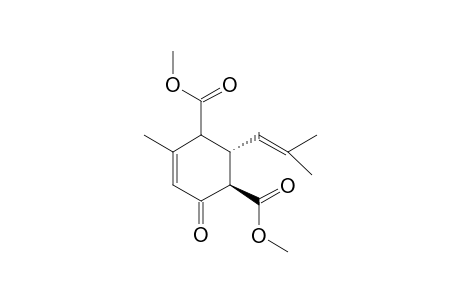 (1R,2S)-6-keto-4-methyl-2-(2-methylprop-1-enyl)cyclohex-4-ene-1,3-dicarboxylic acid dimethyl ester