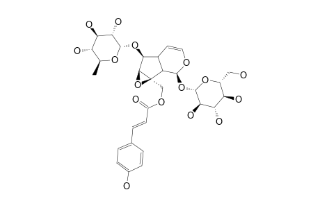 10-O-TRANS-COUMAROYL-6-O-ALPHA-L-RHAMNOPYRANOSYLCATALPOL;GMENLINOSIDE-C