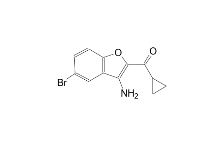 (3-amino-5-bromo-1-benzofuran-2-yl)(cyclopropyl)methanone