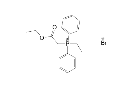 (CARBOXYMETHYL)DIPHENYLETHYLPHOSPHONIUM BROMIDE, ETHYL ESTER