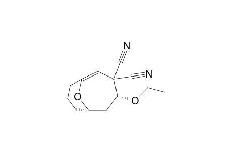 (4R*,6S*)-4-ETHOXY-10-OXABICYClO-[4.3.1]-DEC-1-ENE-3,3-DICARBONITRILE