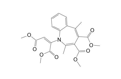 Dimethyl 1-[(1E)-3-methoxy-1-(methoxycarbonyl)-3-oxo-1-propenyl]-2,5-dimethyl-1H-1-benzazepine-3,4-dicarboxylate