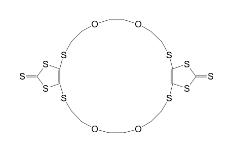 8,9:20,21-Bis(3,5-dithiole-4-thiono)-7,10,19,22- tetrathia-24-crown-8