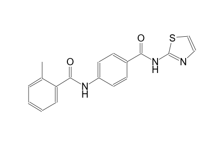 2-Methyl-N-(4-[(1,3-thiazol-2-ylamino)carbonyl]phenyl)benzamide