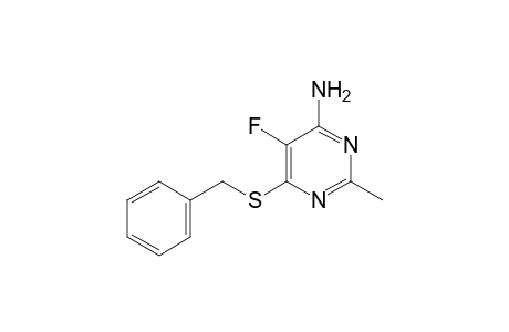 6-Benzylsulfanyl-5-fluoro-2-methyl-pyrimidin-4-ylamine