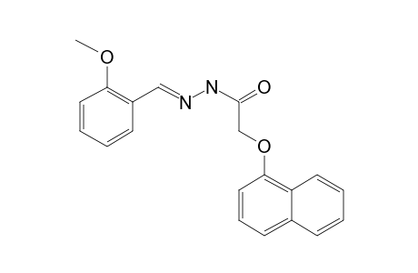 N'-[(E)-(2-methoxyphenyl)methylidene]-2-(1-naphthyloxy)acetohydrazide