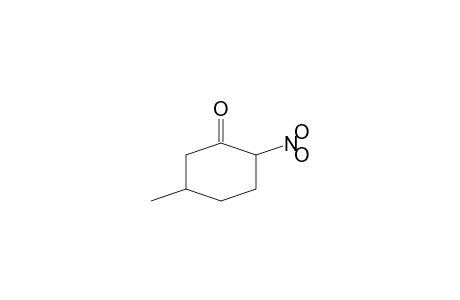 CYCLOHEXANONE, 5-METHYL-2-NITRO-