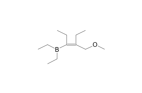 Diethyl[(1Z)-1-ethyl-2-(methoxymethyl)-1-butenyl]borane