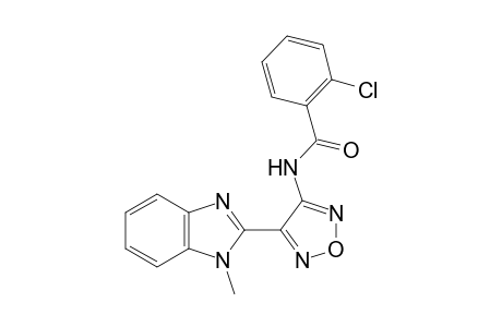 2-Chloro-N-[4-(1-methyl-1H-benzoimidazol-2-yl)-furazan-3-yl]-benzamide