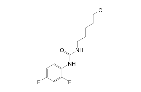 1-(5-CHLOROPENTYL)-3-(2,4-DIFLUOROPHENYL)UREA