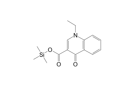 1-Ethyl-4-oxo-1,4-dihydro-3-quinolinecarboxylic acid, tms derivative